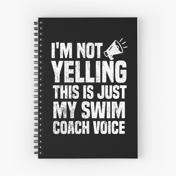 Item preview, I'm Not Yelling This is just My Swim Coach Voice Funny Saying Gift designed and sold by BestComicss.