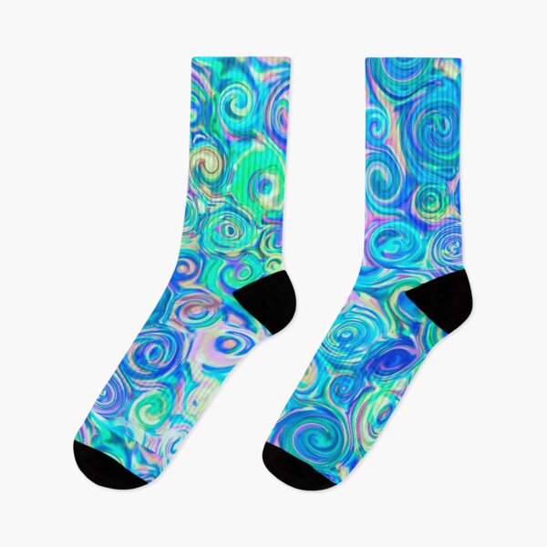 Item preview, Aqua Swirls designed and sold by BellaProject.