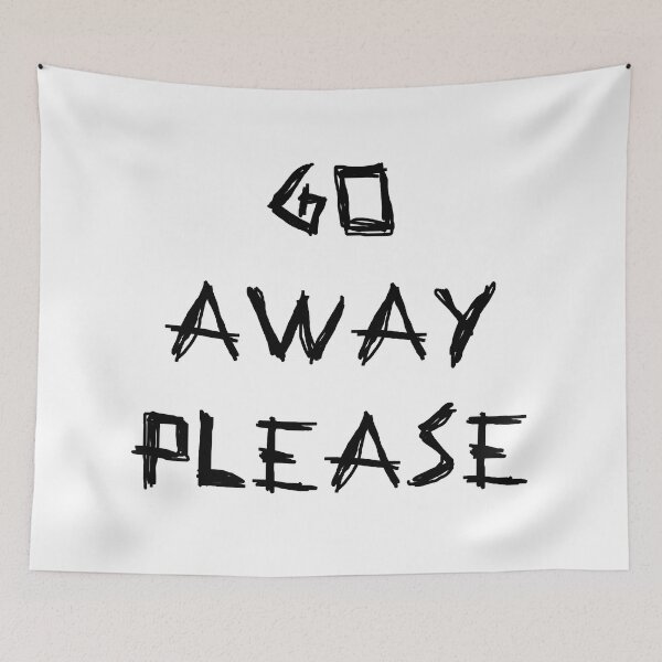 Item preview, Go Away Please designed and sold by LightNoirDesign.
