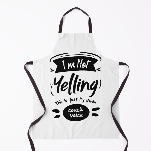 Item preview, I'm Not Yelling This is just My Swim Coach Voice Funny Saying Gift designed and sold by BestComicss.
