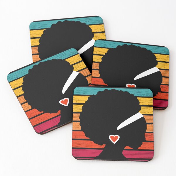 Item preview, Vintage Style - Black Life's Matter - Love - Afro designed and sold by CattlettArt.