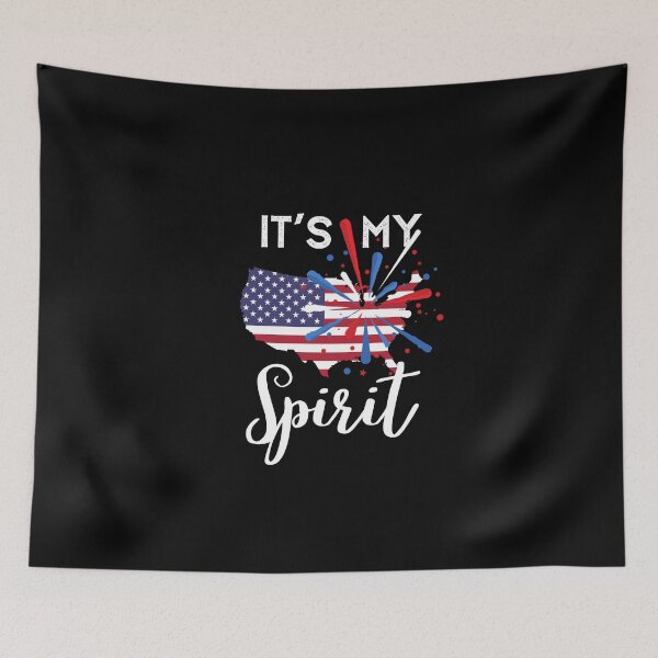 Artikelvorschau, USA-Flagge, USA, es ist mein Geist entworfen und verkauft von behappysiempre.