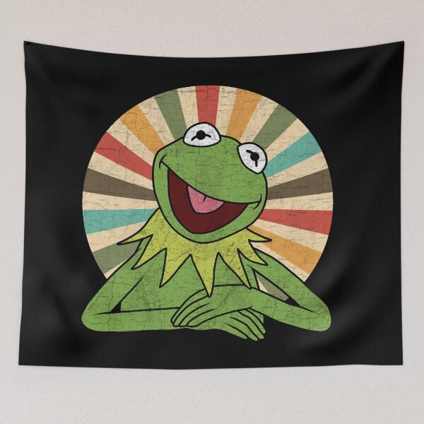Item preview, Vintage Kermit The Frog designed and sold by ValentinaHramov.
