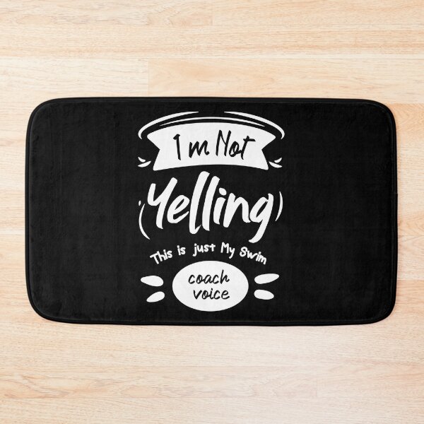 Item preview, I'm Not Yelling This is just My Swim Coach Voice Funny Saying Gift designed and sold by BestComicss.