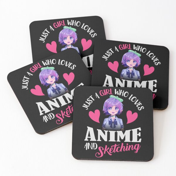 Item preview, Japanese Anime Streetwear: Just A Girl Who Loves Anime And Sketching designed and sold by Funny-Tees4U.