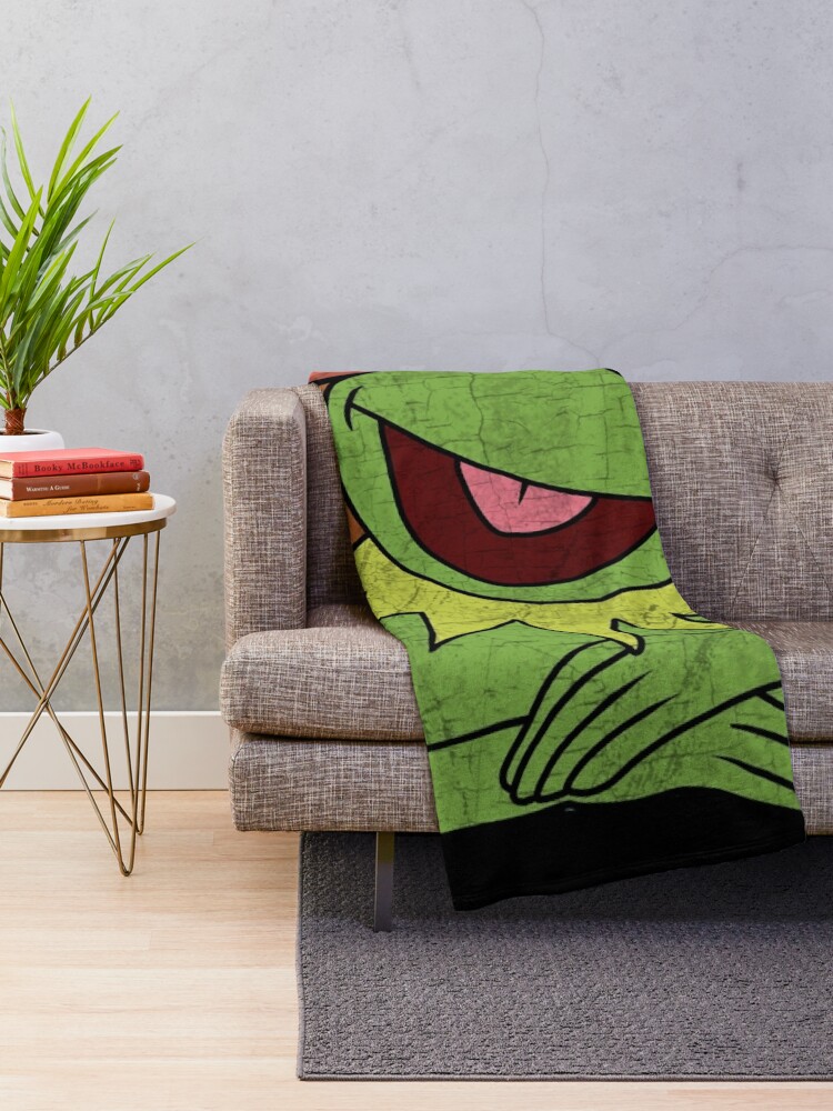 Thumbnail 2 of 6, Throw Blanket, Kermit The Frog designed and sold by ValentinaHramov.