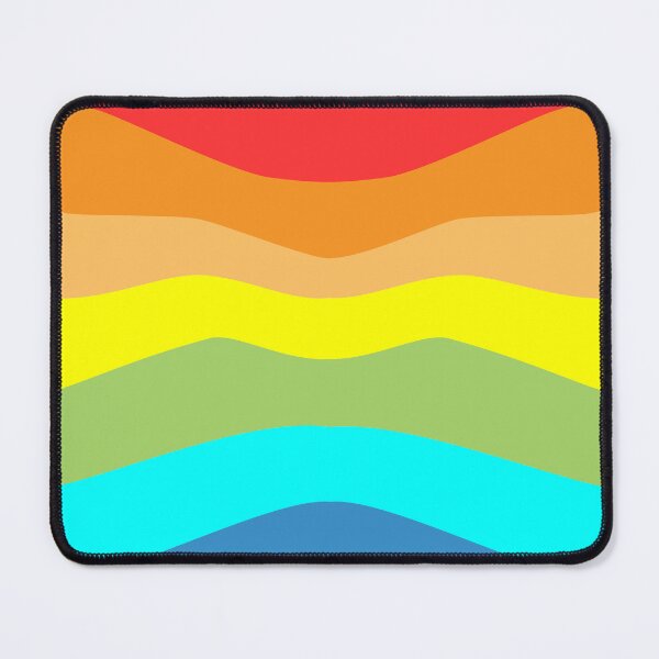 Item preview, 65 MCMLXV Rainbow Color Block Wave Pattern designed and sold by 65 MCMLXV.