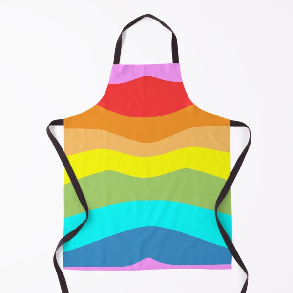 Item preview, 65 MCMLXV Rainbow Color Block Wave Pattern designed and sold by 65 MCMLXV.