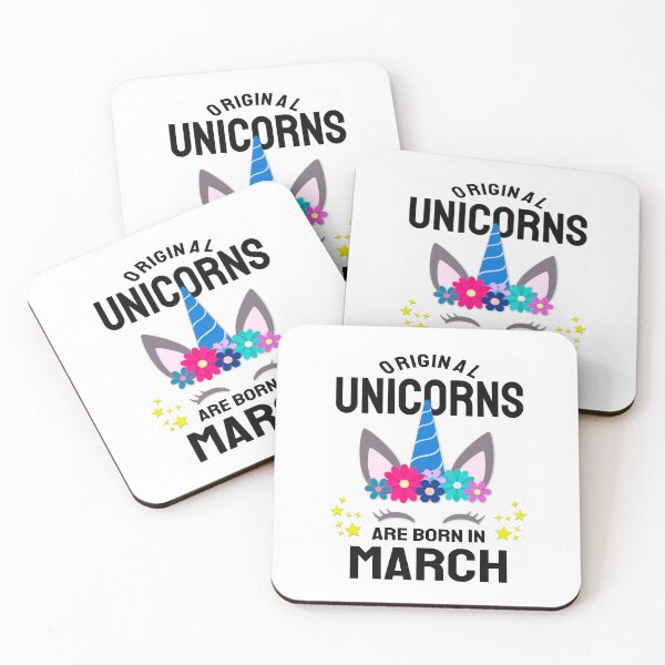 Item preview, Original unicorns are born in March designed and sold by FashionHeritage.