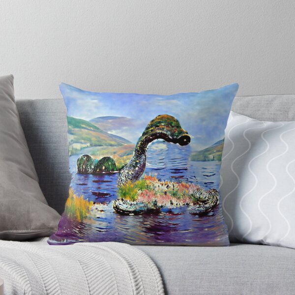 Item preview, Impressionist Loch Ness Monster designed and sold by Roguejackalope.