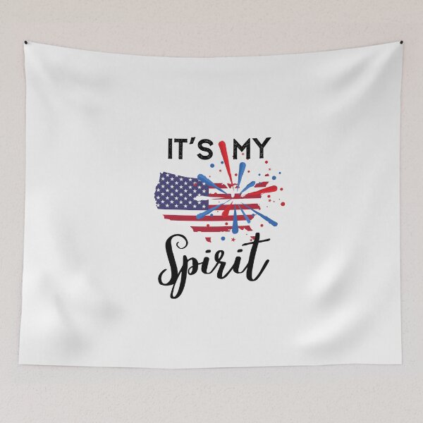 Artikelvorschau, USA-Flagge, USA, es ist mein Geist entworfen und verkauft von behappysiempre.