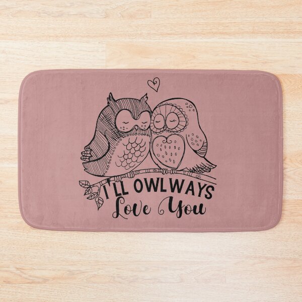 Item preview, I'll Owlways Love You, Cute Sweet Owl Couple Gift for Valentines- and Birthdays designed and sold by DiensDesign.