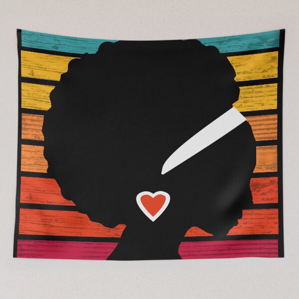 Item preview, Vintage Style - Black Life's Matter - Love - Afro designed and sold by CattlettArt.