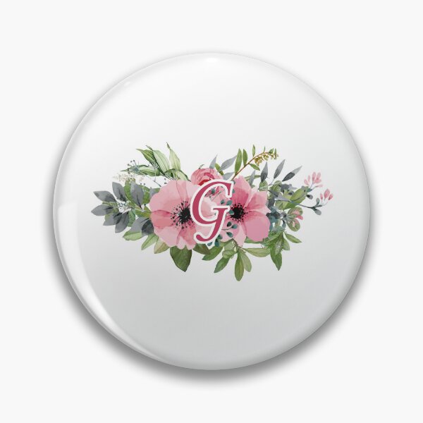 Item preview, G : Floral Initial Wreath Monogram G designed and sold by EasilyShop.