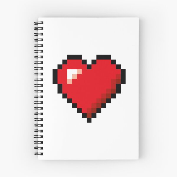 Item preview, Red Pixelated Heart Retro Valentines Day Gamer designed and sold by ClumsyCat.