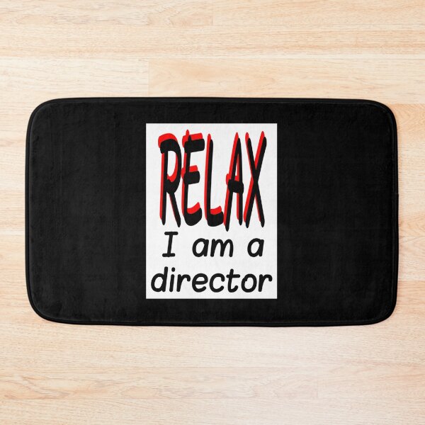 Artikelvorschau, Entspannen Sie sich, ich bin ein Director Acting Sticker entworfen und verkauft von allysonhat.