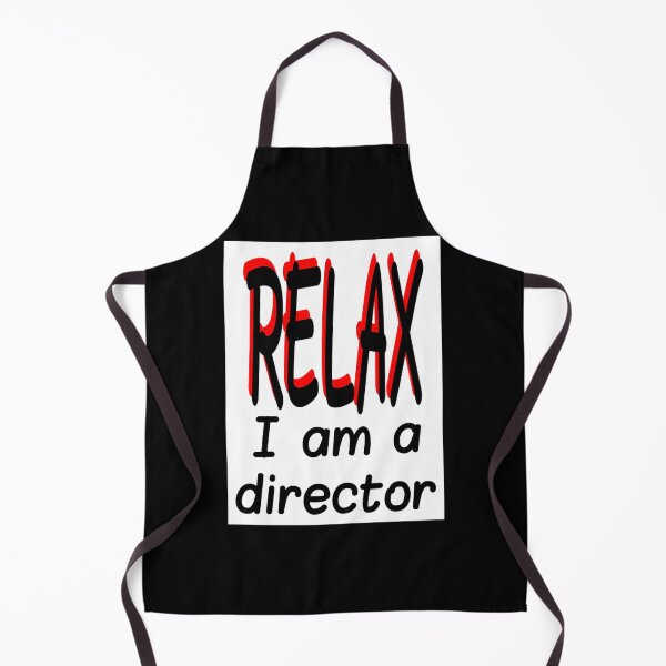 Artikelvorschau, Entspannen Sie sich, ich bin ein Director Acting Sticker entworfen und verkauft von allysonhat.