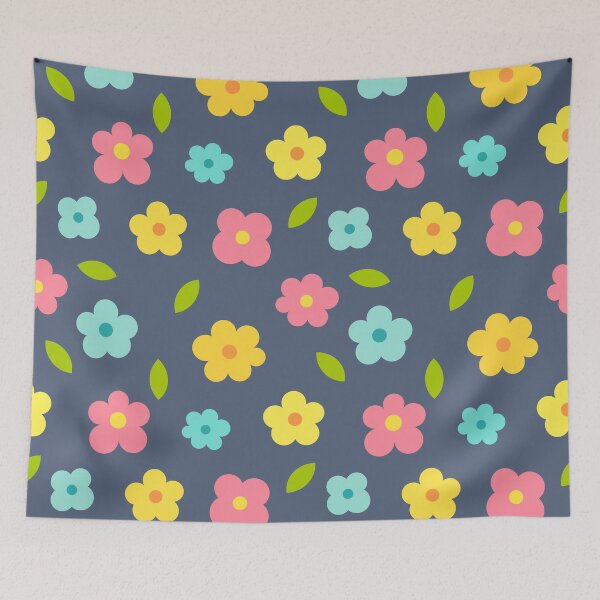 Item preview, Colorful flowers pattern designed and sold by StudioBarcelona.