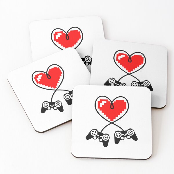 Item preview, Video Gamer Valentines Day T-Shirt With Controllers Heart designed and sold by Issa ★★★★★.