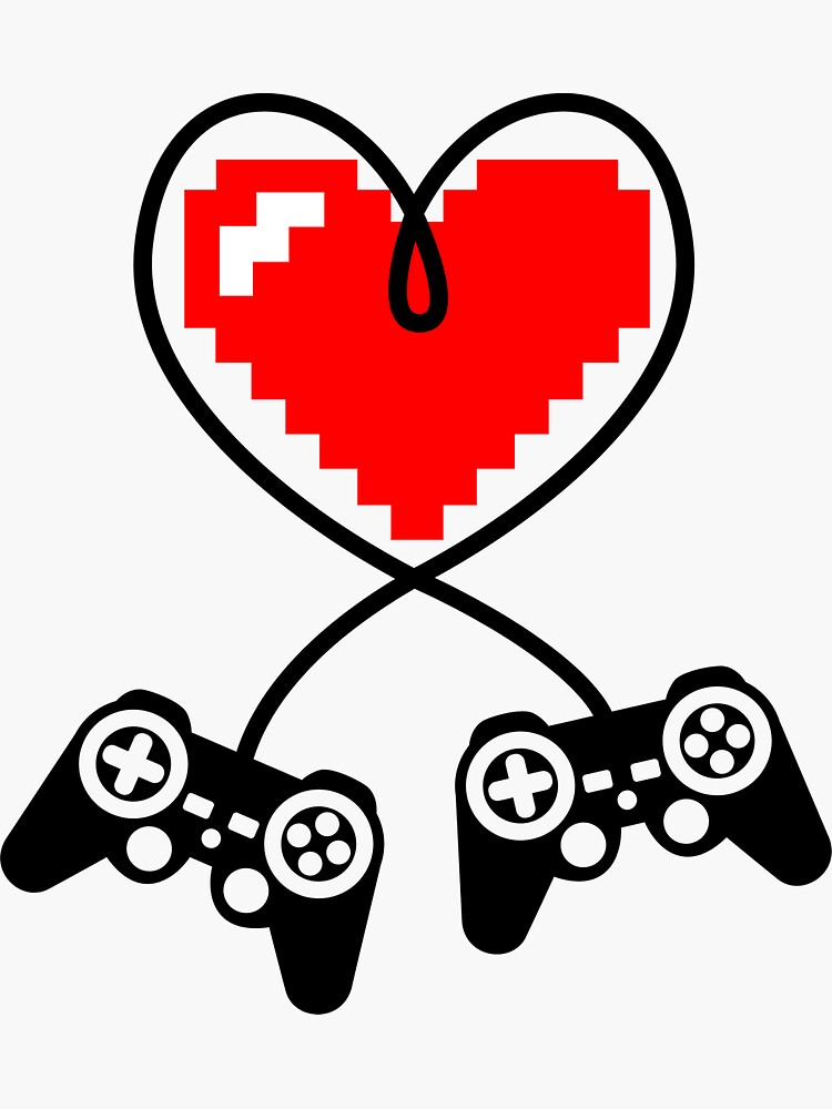 Video Gamer Valentines Day T-Shirt With Controllers Heart Video Gamer Valentines Day T-Shirt With Controllers Heart