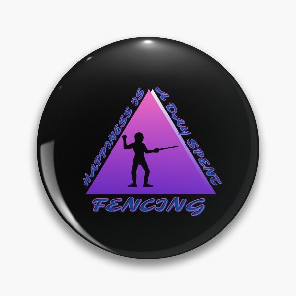 Item preview, Happiness Is A Day Spent Fencing designed and sold by ProtonProject.