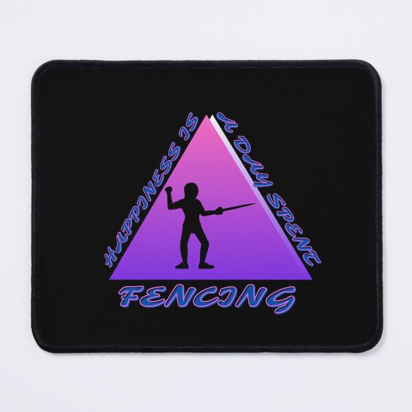 Item preview, Happiness Is A Day Spent Fencing designed and sold by ProtonProject.