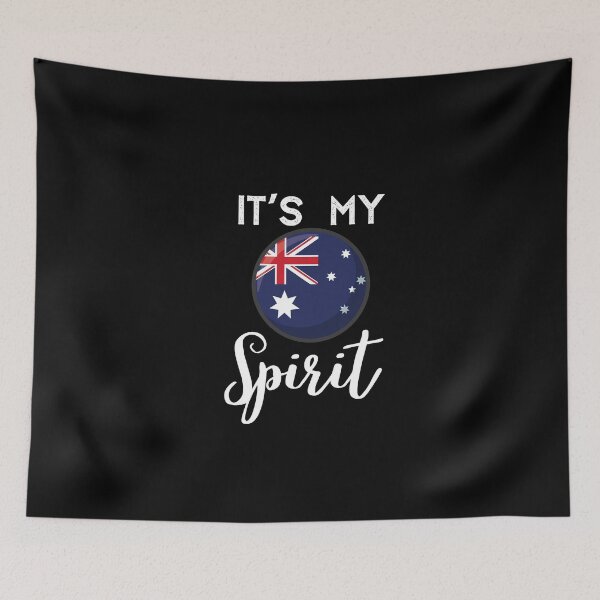 Artikelvorschau, Australien-Flagge, Australien ist mein Geist entworfen und verkauft von behappysiempre.