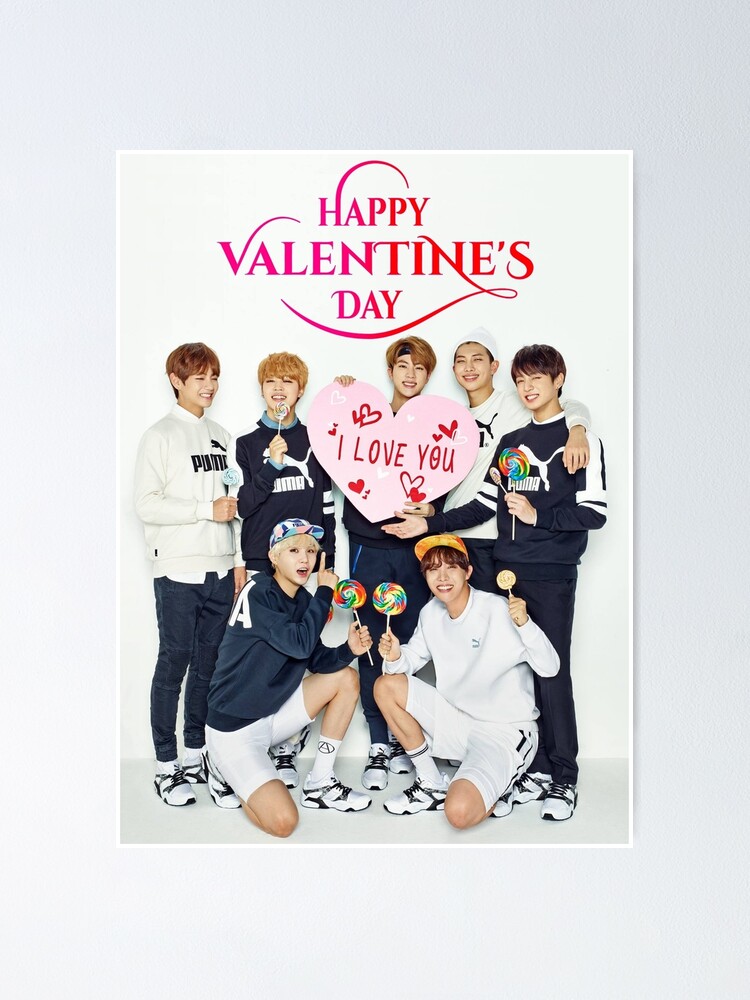 Happy Valentine's Day' BTS Greeting Card