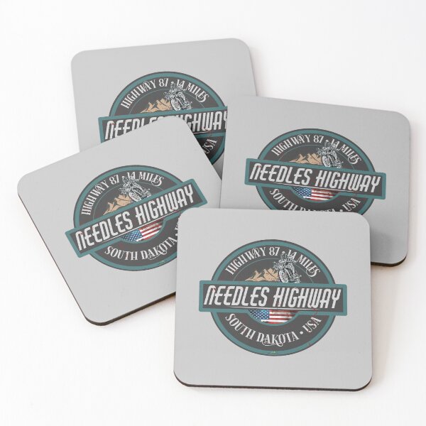 Item preview, Needles Highway US87 USA Black Hills South Dakota Sticker T-Shirt Motorcycle 02 designed and sold by OuterShellUK.
