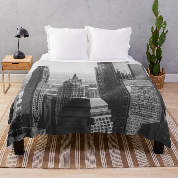 Item preview, City Skyline Vintage Retro Moody Noir City Photography designed and sold by sillyquestions.