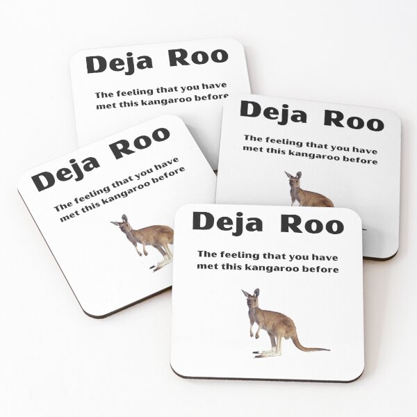 Item preview, Deja Roo The Feeling That You Have Met This Kangaroo Before designed and sold by Javamba.
