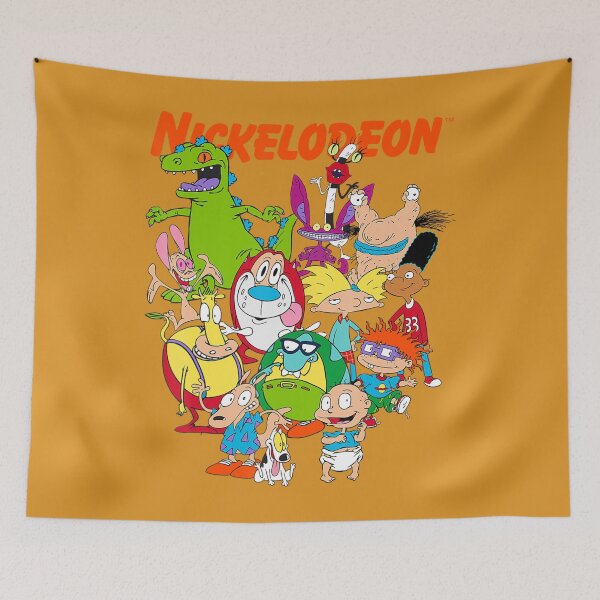 Item preview,  Group Shot All Retro 90s Cartoon Characters designed and sold by PigGame.