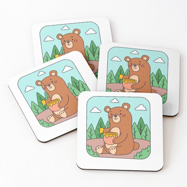 Item preview, bear eat  designed and sold by shoping11228.