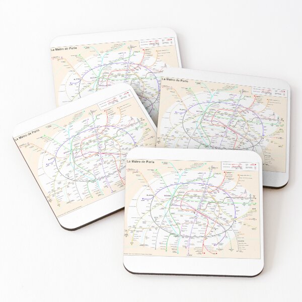 Item preview, Paris Metro designed and sold by SubwayMapper.