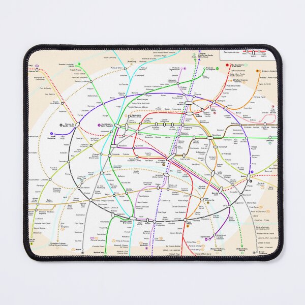 Item preview, Paris Metro designed and sold by SubwayMapper.