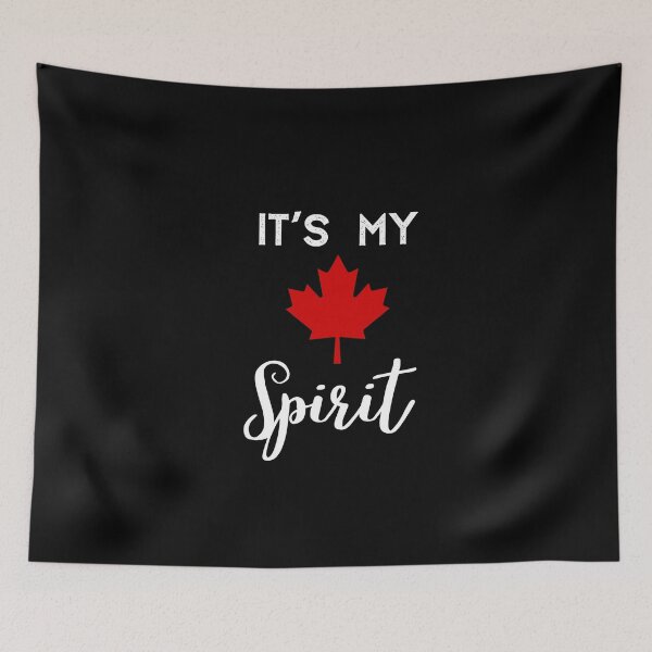 Artikelvorschau, Kanada-Flagge, Kanada, es ist mein Geist, ich bin Kanadier entworfen und verkauft von behappysiempre.
