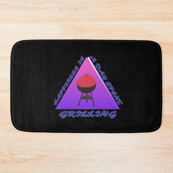 Item preview, Happiness Is A Day Spent Grilling designed and sold by ProtonProject.