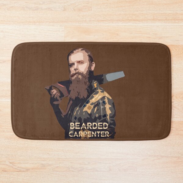 Item preview, Bearded Carpenter illustration art designed and sold by ABHI-ART.