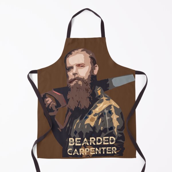 Item preview, Bearded Carpenter illustration art designed and sold by ABHI-ART.