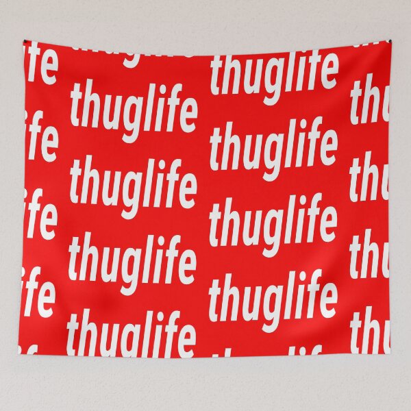 Item preview, thuglife red white Logo designed and sold by Prevlin.