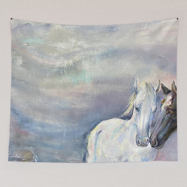 Item preview, Beautiful pair of horses together among eternity. designed and sold by Elena Reutova.
