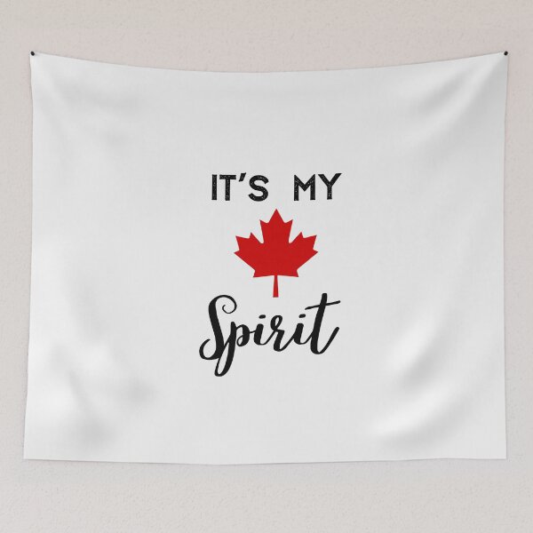 Artikelvorschau, Kanada-Flagge, Kanada, es ist mein Geist, ich bin Kanadier entworfen und verkauft von behappysiempre.