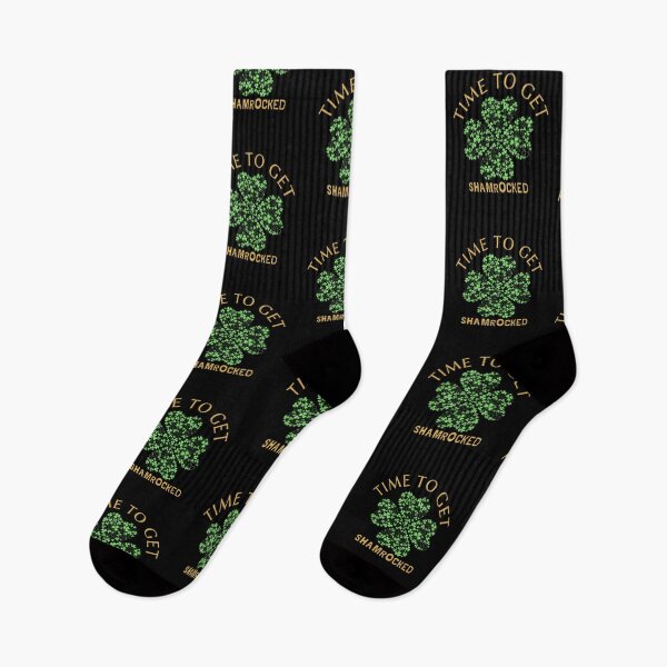 Item preview, Funny Time To Get Shamrocked Clover St Patricks Day Beer St Paddys Day Race Track Shamrock Leprechaun Irish  designed and sold by CarantinedChaos.