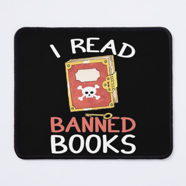 Item preview, Funny Book Lover Quote, I Read Banned Books, Cute Book Lover designed and sold by Estrytee.