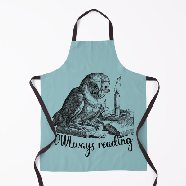 Item preview, Owlways Reading, Retro Owl with Books is Gift for Book lover and Birthdays, Winterowl designed and sold by DiensDesign.