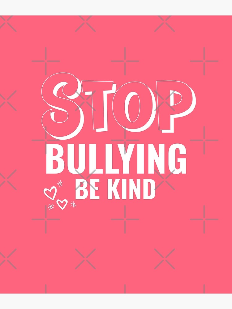 Pink Shirt Day Anti Bullying Be a Buddy Not a Bully Kind Human