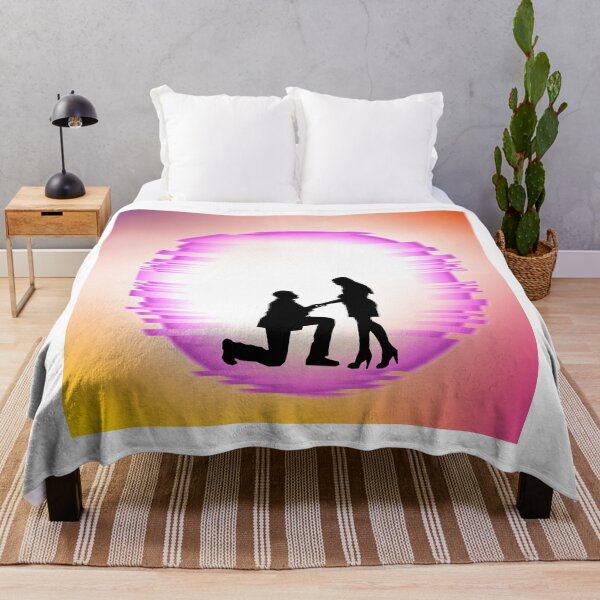 Item preview, happy love couple proposing each other designed and sold by Paramita Sen.