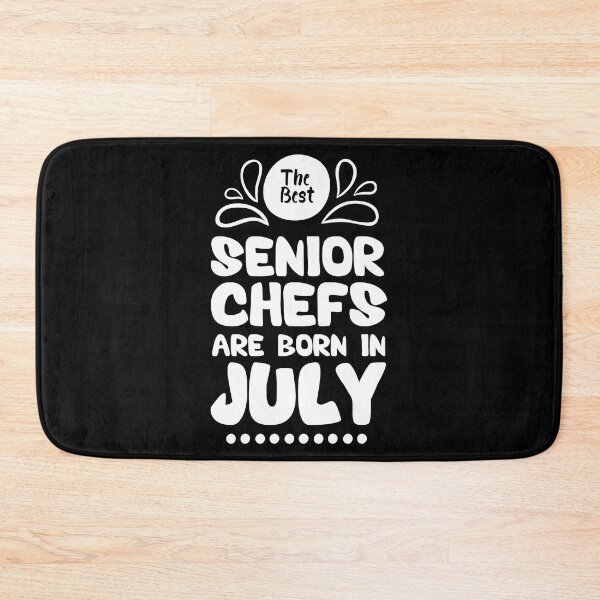 Item preview, The Best Senior Chefs Are Born in July Funny Chef Birthday Gift idea for Cooking Lovers designed and sold by BestComicss.