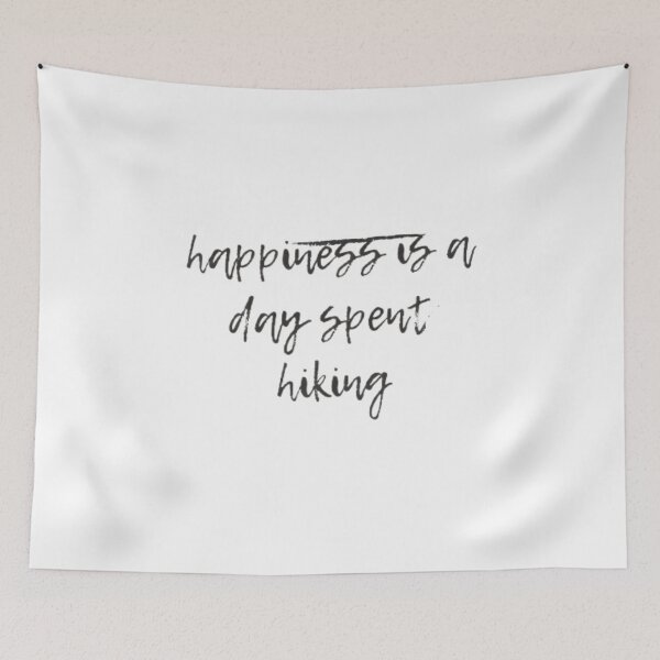 Item preview, happiness is a day spent hiking designed and sold by Sifou Djemaoui.