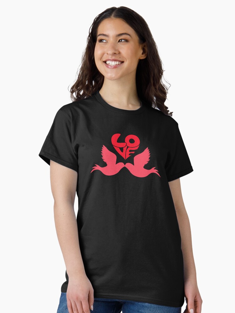 Thumbnail 2 of 7, Classic T-Shirt, love designed and sold by zubiaqureshi.